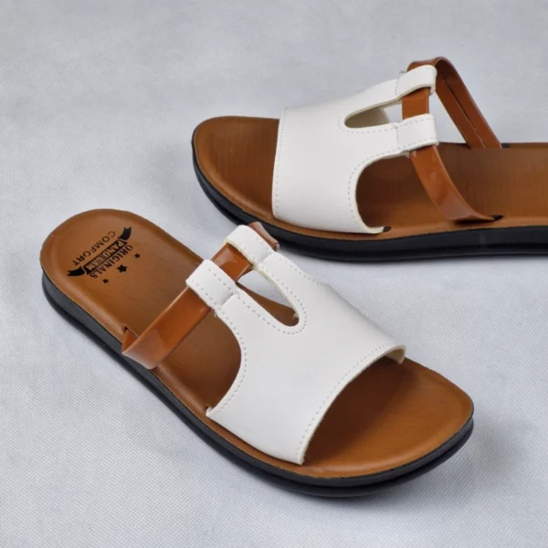 White Ihram Slippers for Women – Comfortable Choice for Hajj and Umrah Pilgrimage (2)