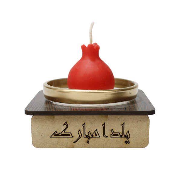 Yalda Design Pomegranate Candle – Handmade Decorative Candle to Add Warmth and Elegance to Any Celebration