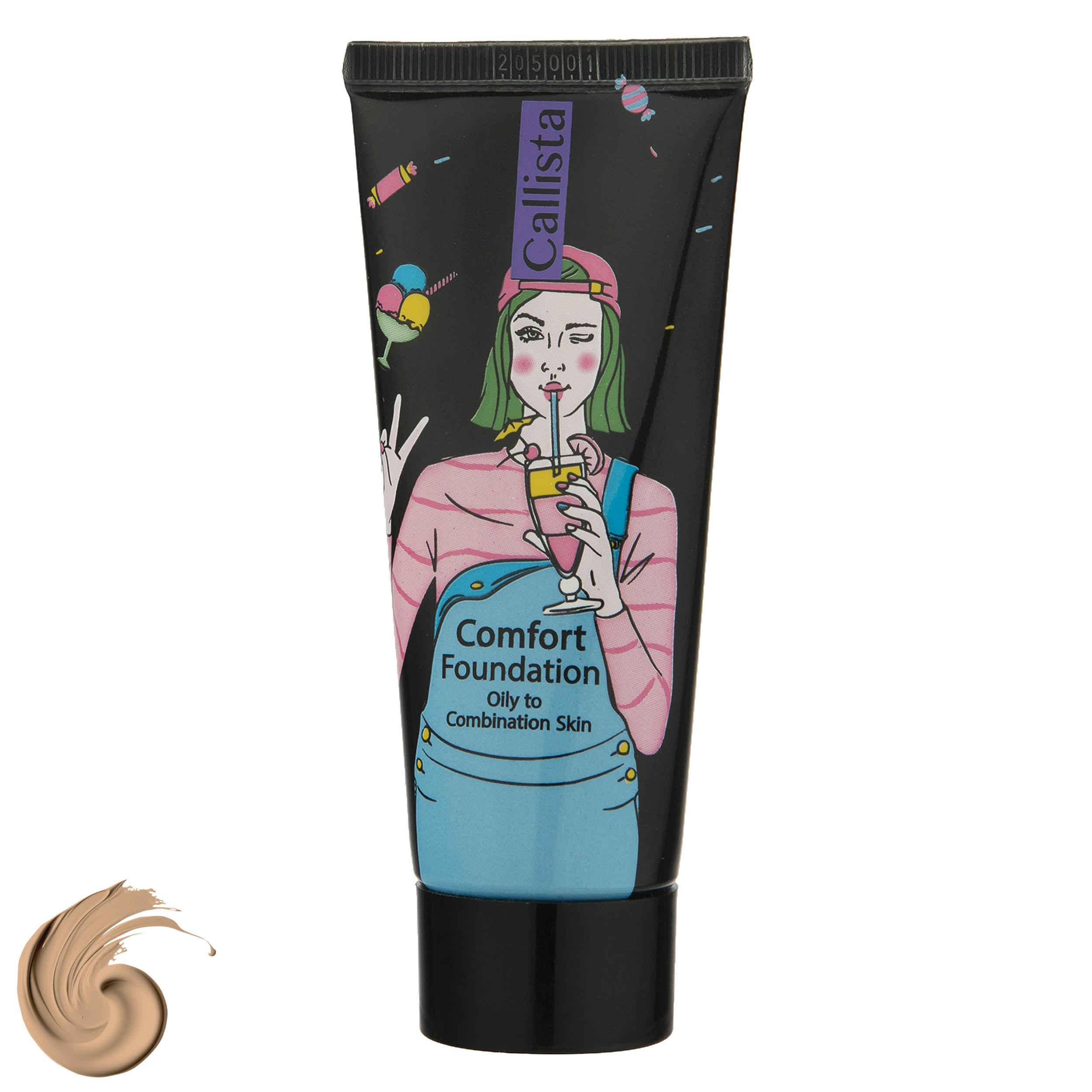 Main image of Callista Comfort Tube Liquid Cosmetic Foundation L01 - Oily to Combination Skin – 35ml