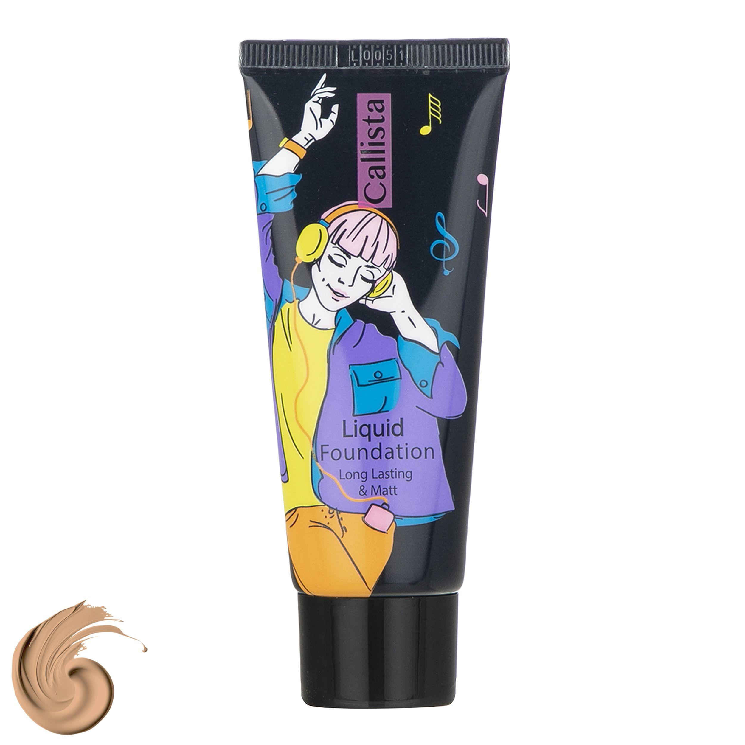 Main image of Callista Liquid Cosmetic Foundation M13 – Long-Lasting and Matte Formula - Paraben-free and hypoallergenic - 35ml