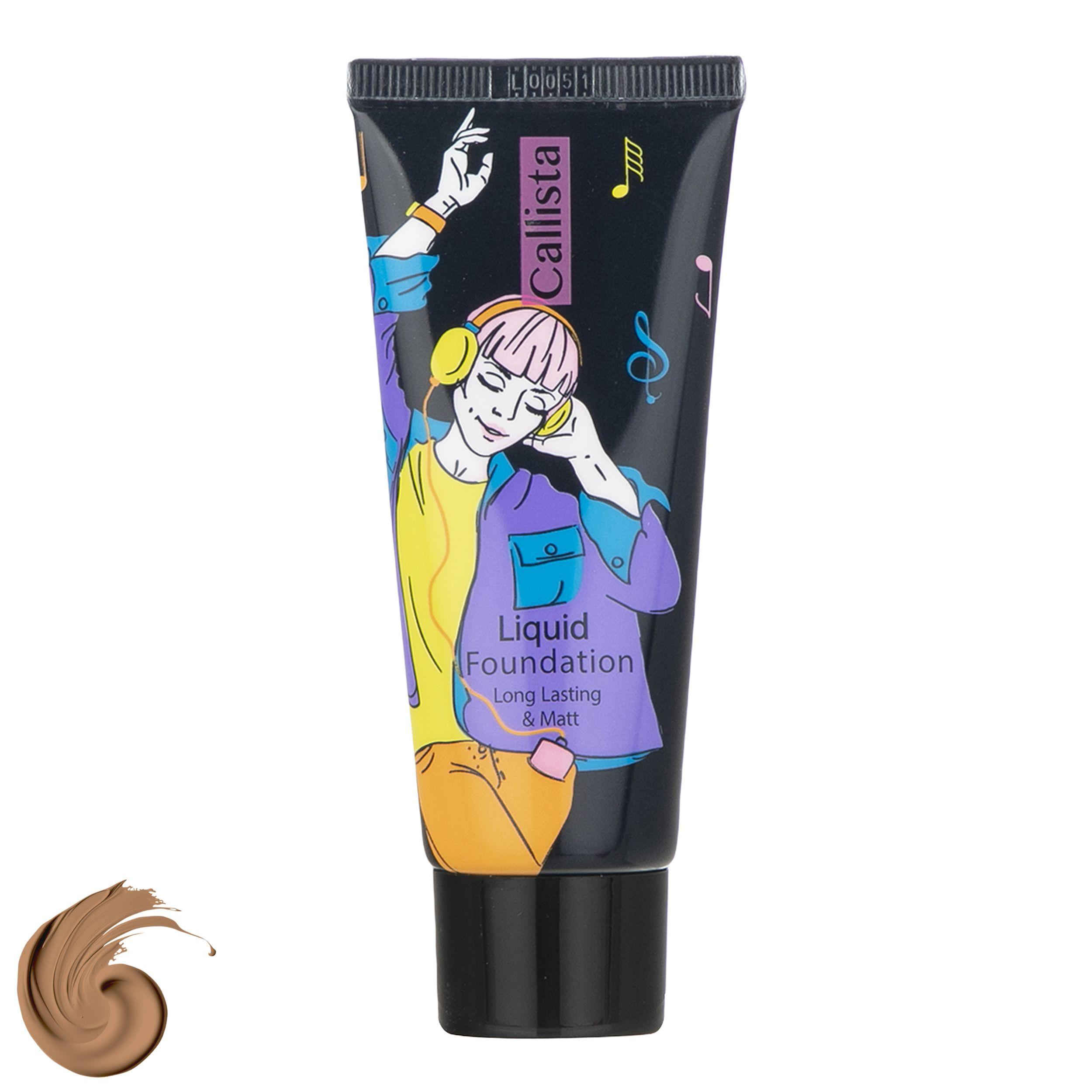 Main image of Callista Liquid Cosmetic Foundation M16 – Long-Lasting and Matte Formula - Paraben-free and hypoallergenic - 35ml