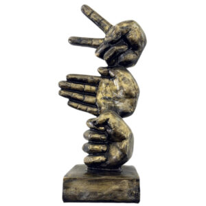 Geometric Elephant Figurine – Modern Black Decorative Sculpture in Minimalist Abstract Style