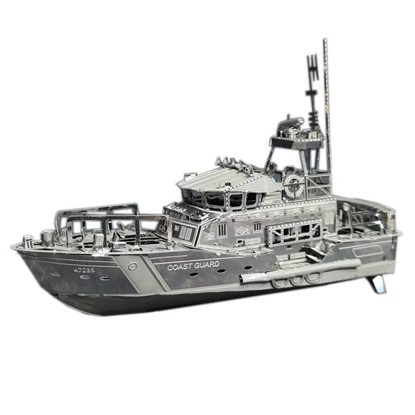 3D Metal Puzzle Construction Kit – Coast Guard Ship Model (Build-It-Yourself Assembly Puzzle)