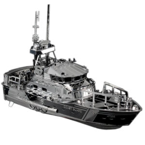 3D Metal Puzzle Construction Kit – Coast Guard Ship Model (Build-It-Yourself Assembly Puzzle)