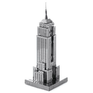 3D Metal Puzzle Construction Kit – The Empire State Building Model (Build-It-Yourself Assembly Puzzle)