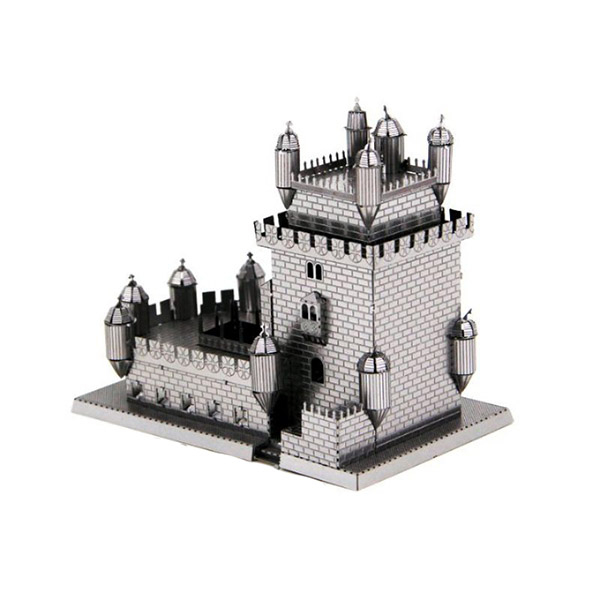3D Metal Puzzle Construction Kit – Belem Tower Model (Build-It-Yourself Assembly Puzzle)