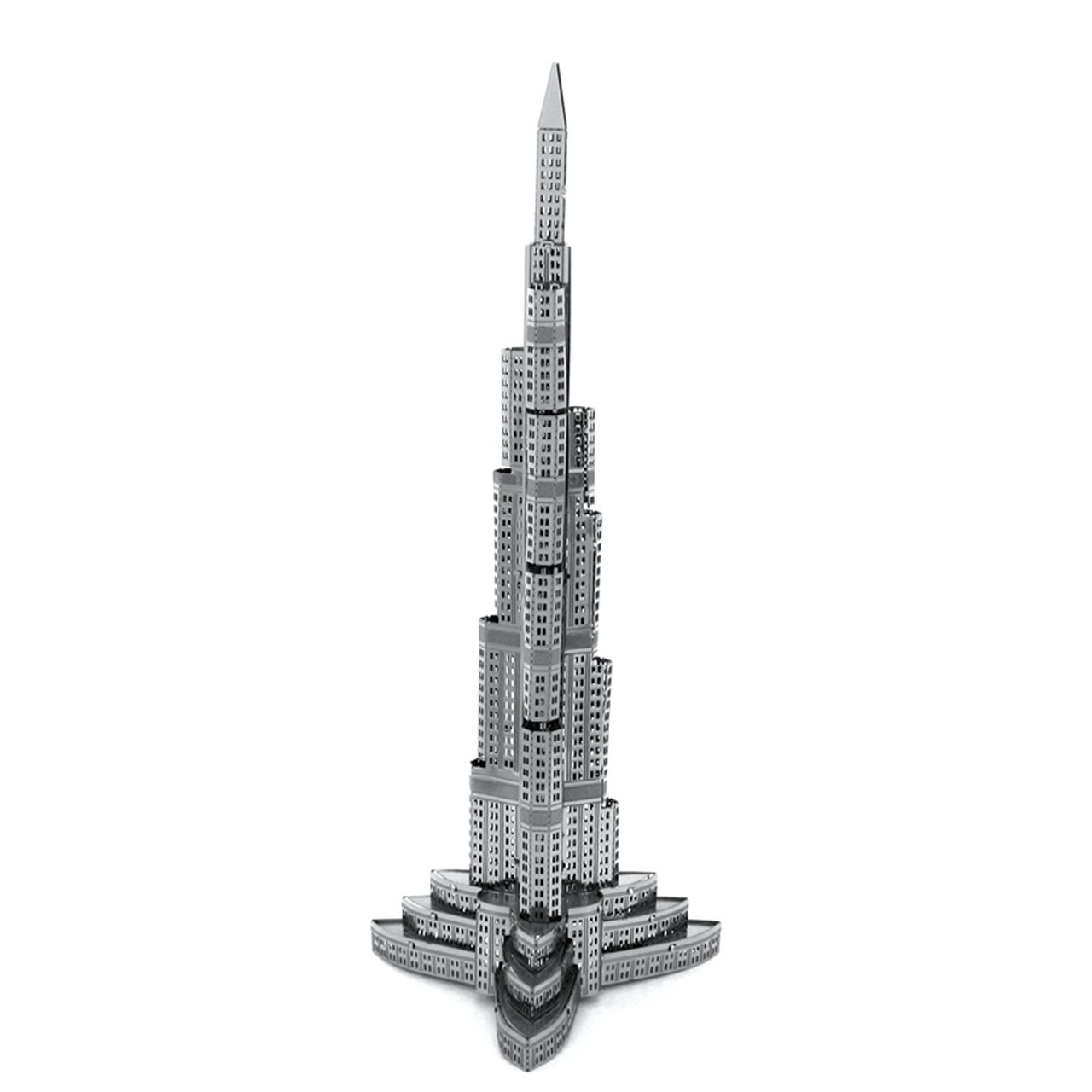 3D Metal Puzzle Construction Kit – Burj Khalifa Model (Build-It-Yourself Assembly Puzzle)