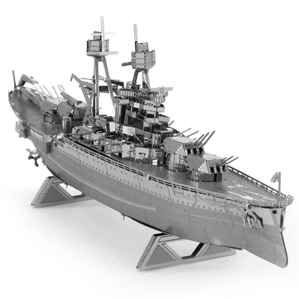 3D Metal Puzzle Construction Kit – USS Arizona Battleship Model (Build-It-Yourself Assembly Puzzle)