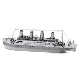 3D Metal Puzzle Construction Kit – Titanic Ship Model (Build-It-Yourself Assembly Puzzle)
