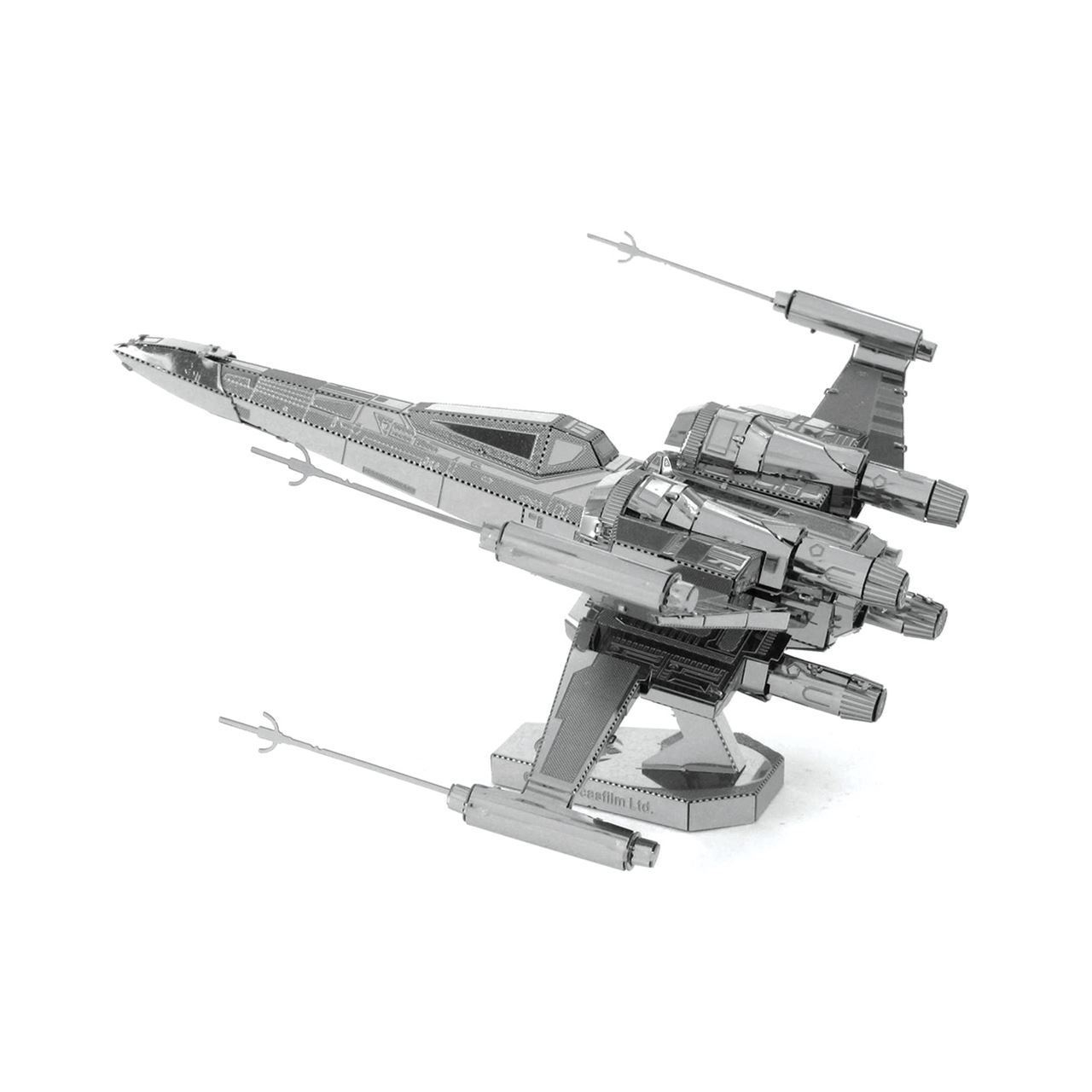 3D Metal Puzzle Construction Kit – X-Wing Fighter Model (Build-It-Yourself Assembly Puzzle)