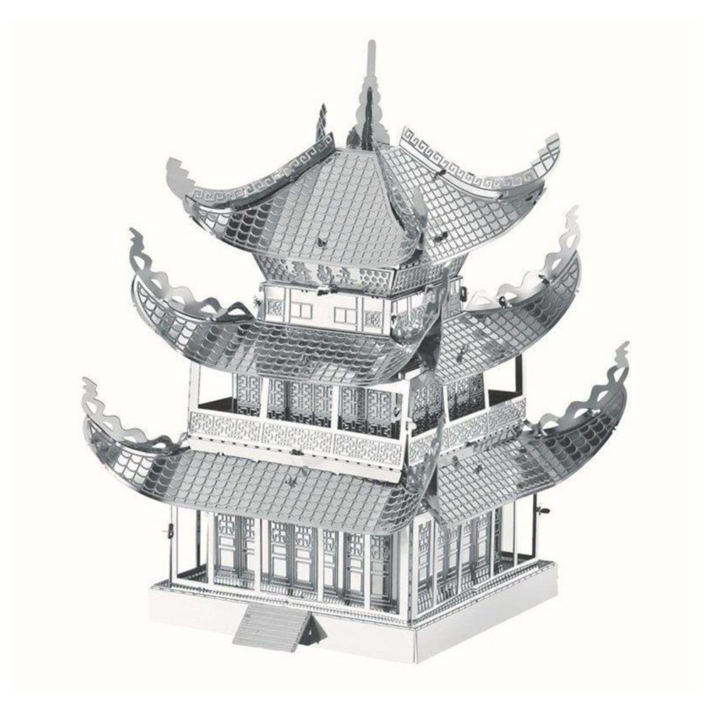 3D Metal Puzzle Construction Kit – The Yueyang Tower Model (Build-It-Yourself Assembly Puzzle)