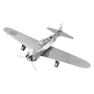 3D Metal Puzzle Construction Kit – Mitsubishi Aircraft Model (Build-It-Yourself Assembly Puzzle)