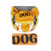 Dog Diaper – Yellow & Orange with Dog Illustration and “DOG” Text