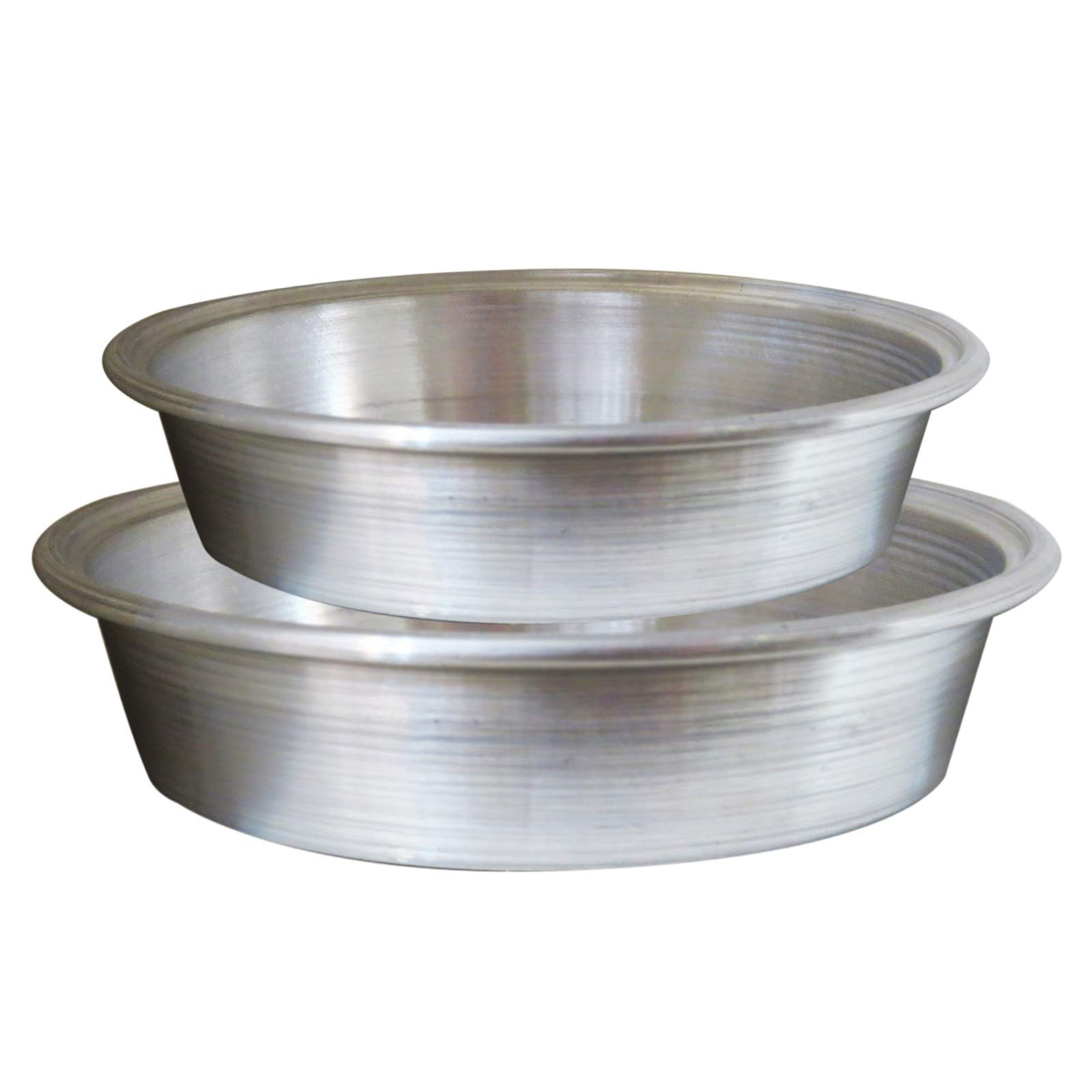 Aluminum Non-Stick Pan Set – 2 Pieces (20 & 24 cm), Handleless, Ideal for Omelets & Everyday Cooking