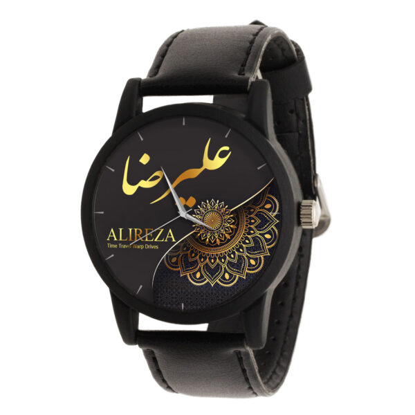 Analog Watch Alireza – Subtle Black Design for Men Who Prefer Simplicity
