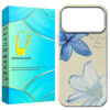 Apple-iPhone-17-Pro-Max-Protective-Matte-Phone-Case-with-Blue-Floral-Pattern-Design