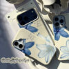 Apple-iPhone-17-Pro-Max-Protective-Matte-Phone-Case-with-Blue-Floral-Pattern-Design1