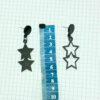 Black-Plexiglass-Star-Earrings-–-Asymmetric-Hollow-Solid-Double‑Star-Design-2