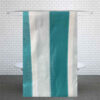 Thumbnail 3: Blue Stripes Pattern Waterproof Shower Curtain for Bathtub & Shower