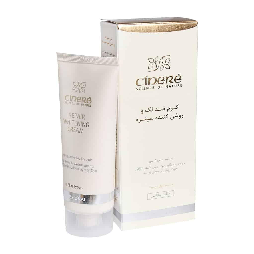 Cinere Repair Whitening Cream – 65ml (Natural Brightening Complex, AHA, Vitamins A, C, E, Omega 3 & 6, Hydroquinone-Free) (x2)