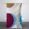 Thumbnail 4: Colorful Circles Pattern Waterproof Shower Curtain for Bathtub & Shower