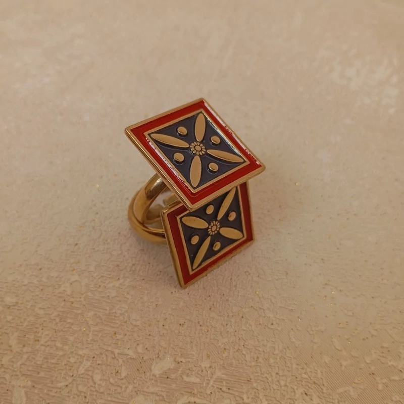 Drafsh Kaviani Steel Ring – Sassanid Flag Design with Durable Scratch-Resistant Finish and Protective Polyester Coating