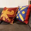 Thumbnail 2: Drafsh Kaviani and Shahbaz Velvet Cushion Cover – Elegant Persian-Inspired Design
