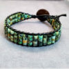 Elegant-Mens-Bracelet-with-Turquoise-Cylinder-Beads-Classic-Button-Closure-2