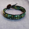 Elegant-Mens-Bracelet-with-Turquoise-Cylinder-Beads-Classic-Button-Closure-3