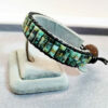 Elegant-Mens-Bracelet-with-Turquoise-Cylinder-Beads-Classic-Button-Closure-5
