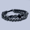 Elegant-Mens-Double-Row-Bracelet-with-Polished-Hematite-and-Cut-Black-Agate-Stones-–-Adjustable-Macrame-Closure-4