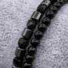 Elegant-Mens-Two-Layer-Bracelet-Featuring-Glossy-Hematite-Beads-and-Natural-Tourmaline-Stones-4