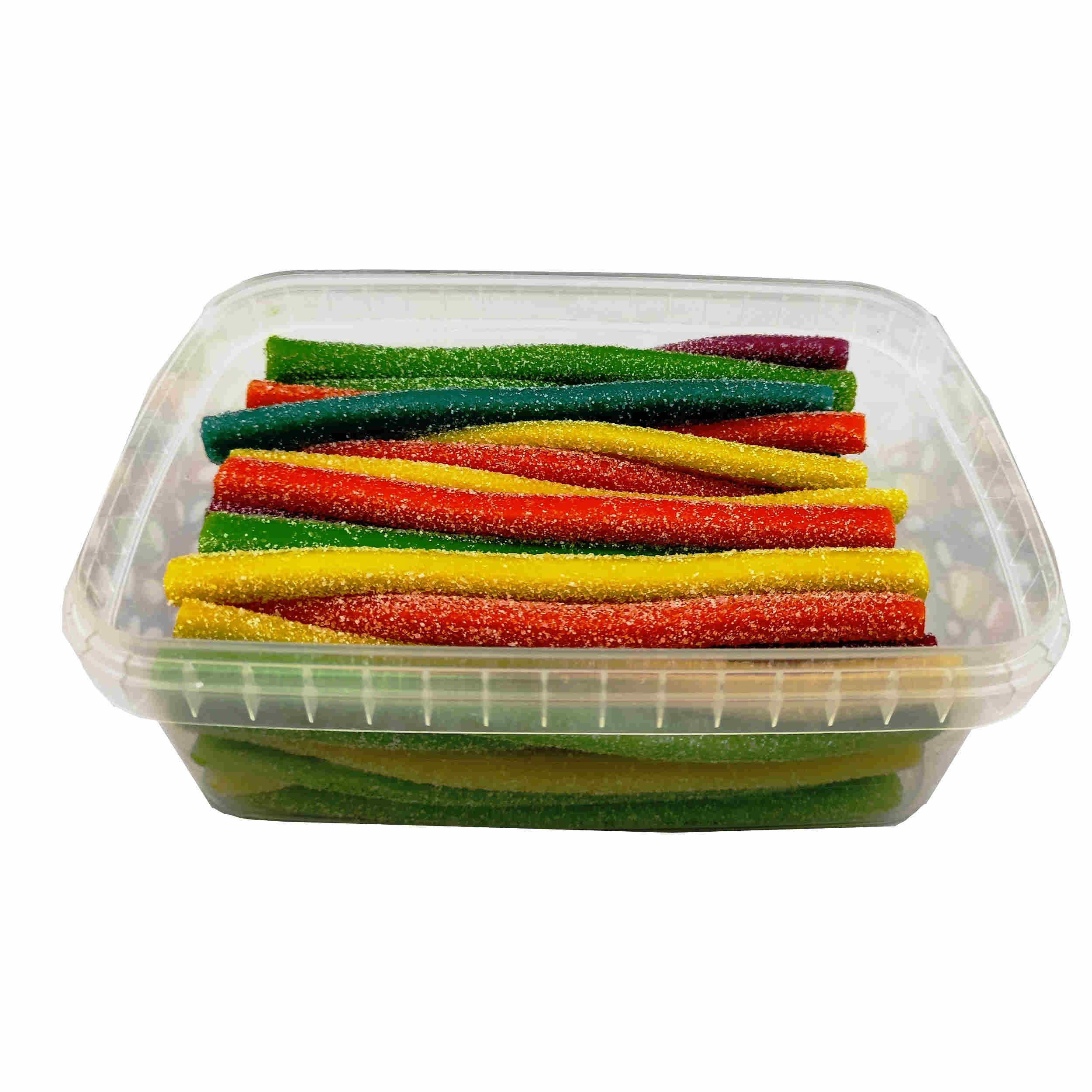 Halal Mixed Fruit Gummy Candy – Marabo Sugar-Coated Tube Gummies, 900g