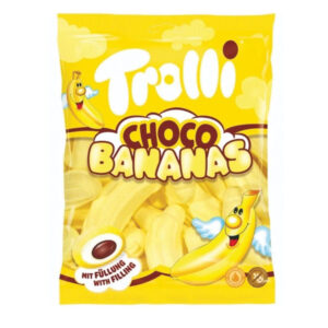 Halal Banana Marshmallow with Chocolate Filling – Trolli (150g)