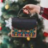 Handcrafted-Black-Leather-Shoulder-Bag-–-Iranian-Tile-Patterned-Elegant-Handbag-4