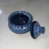 Handcrafted Blue Pottery Jar – Suitable for Sugar Cubes, Candies & Spices