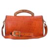 Handcrafted-Honey-Brown-Leather-Wood-Handbag-–-Deer-Motif-Elegant-Shoulder-Bag-5