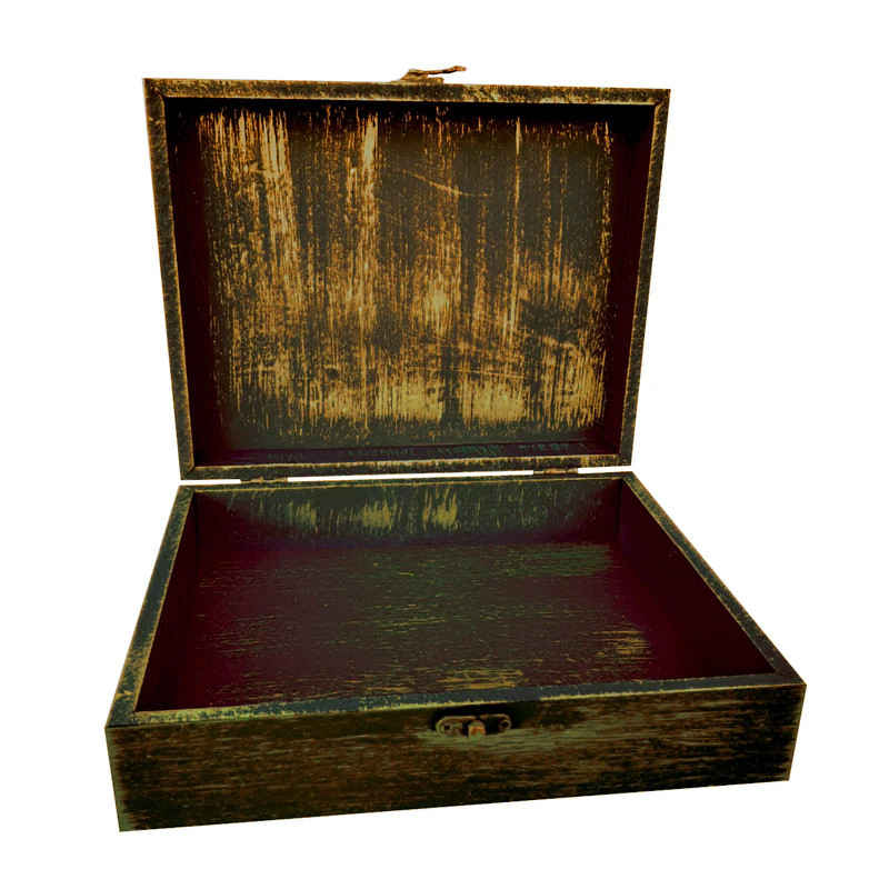 Handcrafted Wooden Gift Box with Pomegranate Pattern for Yalda