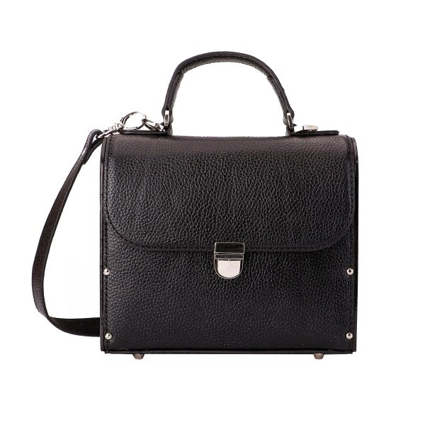 Handcrafted Wooden & Leather Shoulder Bag with Hand-Painted Floral & Bird Motifs – Stylish & Elegant for Women