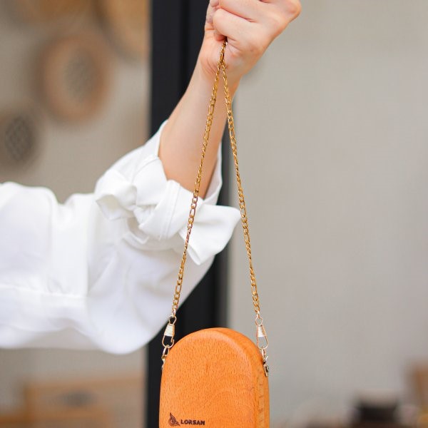 Handcrafted Wooden Shoulder bag – Lightweight Elegant Wood Bag