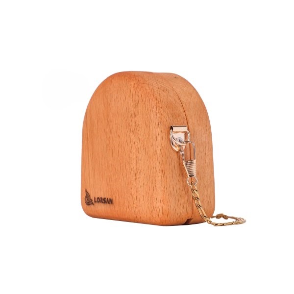 Handcrafted Wooden Shoulder bag – Lightweight Elegant Wood Bag