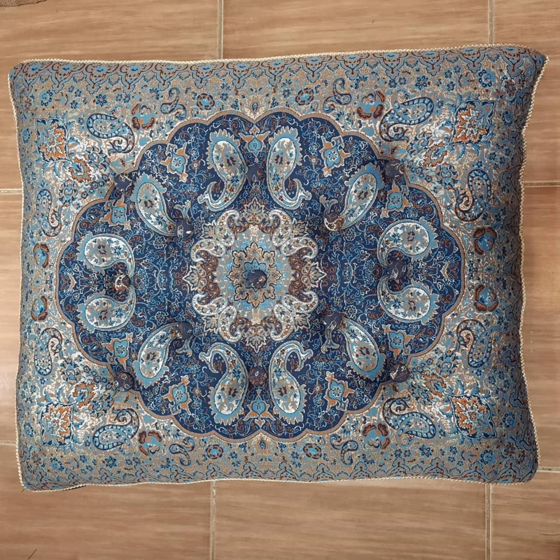 Traditional Iranian Backrest Pillow With Luxury Termeh Fabric