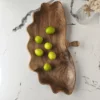 Handmade-Walnut-Wood-Serving-Platter-with-Ginkgo-Leaf-Design-Handle-–-Natural-Wooden-Snack-Appetizer-Plate-8