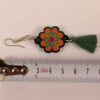 Handmade-Wooden-Asymmetric-Earrings-–-Stud-Hook-Floral-Mandala-Design-3