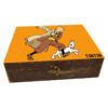 Handmade Wooden Gift Box with Tintin Pattern (4)