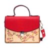 Hand‑Painted-Floral-Leather-Wood-Shoulder-Bag-–-Spring-Blossom-Artistic-Design-4