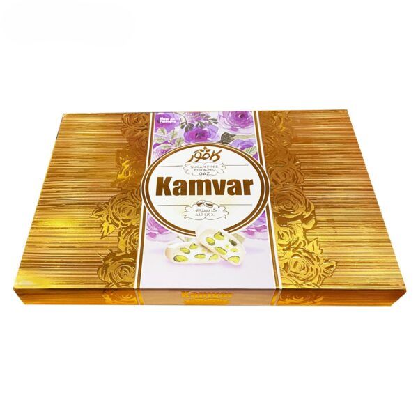 Kamvar Sugar-Free Diet Gaz: Pistachio & Almond Nougat – Low-Glycemic, Suitable for Diabetics and Weight-Conscious Diets, 280 g