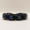 Mens-Lapis-Lazuli-Bracelet-with-Cubic-Blue-Beads-Black-Cord-Weave-and-Adjustable-Knot-Closure-2