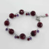 Natural-Agate-Amethyst-Bracelet-for-Women-—-Silver-Chain-Polished-Beads-1