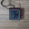 Natural Leather Prayer Necklace – Derafsh-e Kaviani Design, Handcrafted Accessory